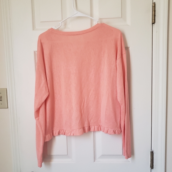 Loft Cropped Ruffle Shirt - Picture 3 of 3